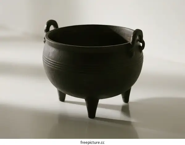 Ancient Chinese Bronze Tripod Censer with Two Handles and Three Legs