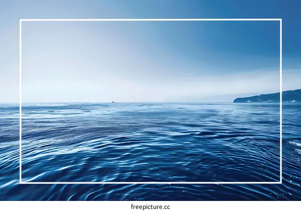 Blue Water Ocean Landscape Photography