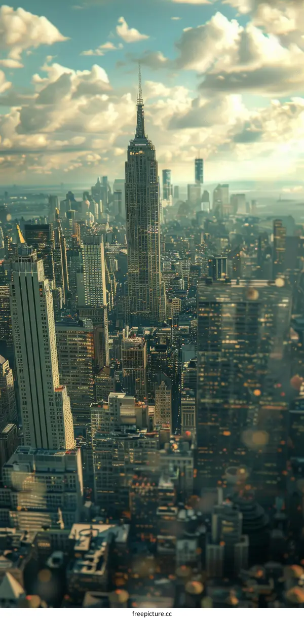 New York City Skyline with Empire State Building