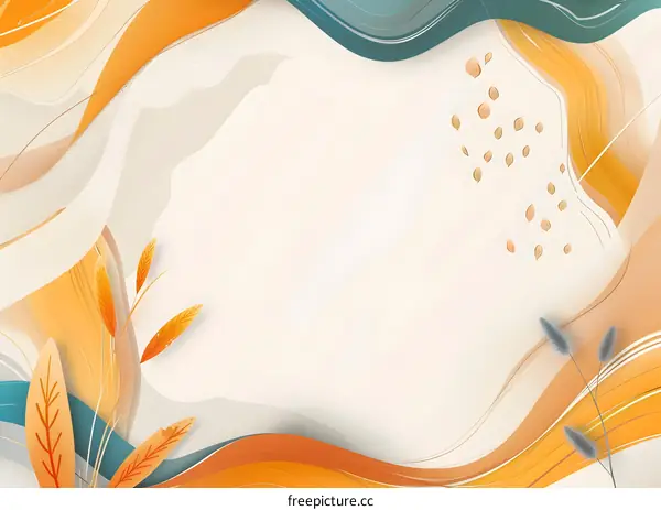 Abstract Autumn Leaves Background