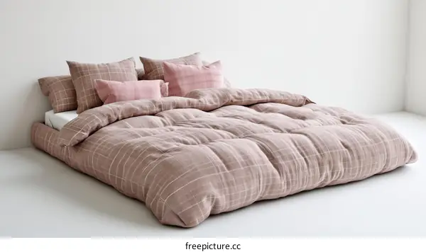 Elegant Light Pink Bedding Set