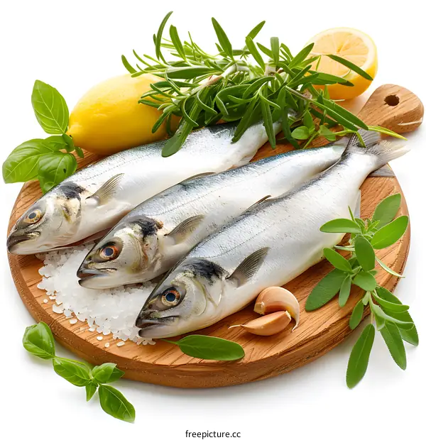 Fresh Sea Bass with Herbs and Lemon