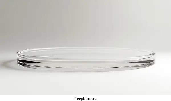 Transparent Glass Tray Mockup
