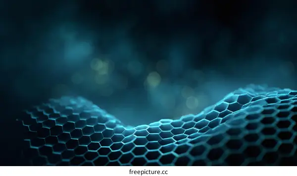 Abstract Hexagonal Structure Background Design