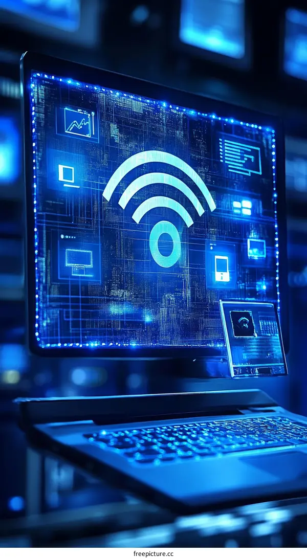 Wireless Network Display on Computer Screen