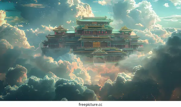 Ancient Palace in the Clouds