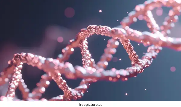 Double helix structure of DNA molecule