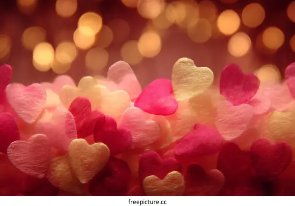 Colorful Heart Shaped Decorations