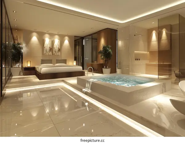 Luxurious Hotel Room Interior Design