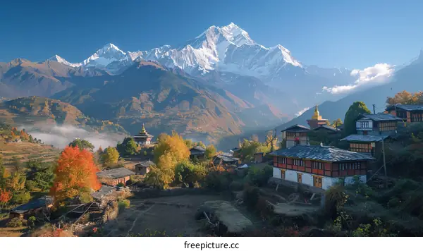 Himalayan Village of Ghandruk, Nepal