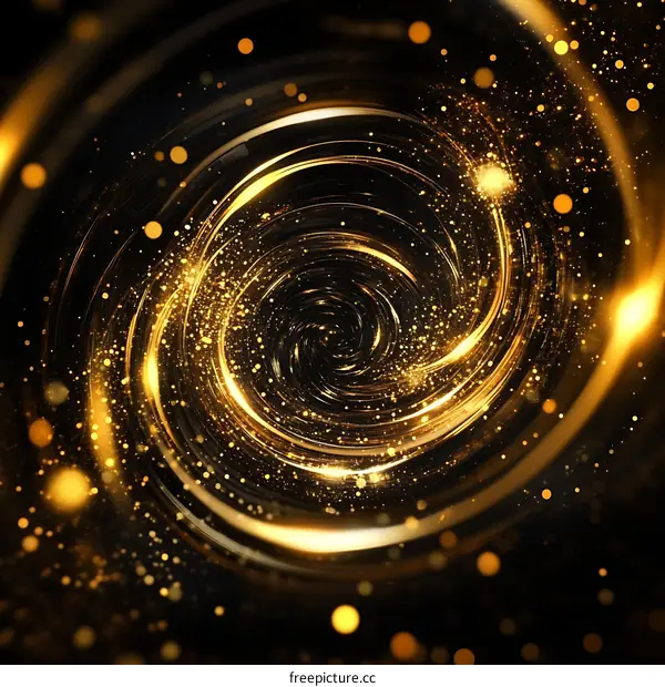 Abstract Golden Spiral Background Design