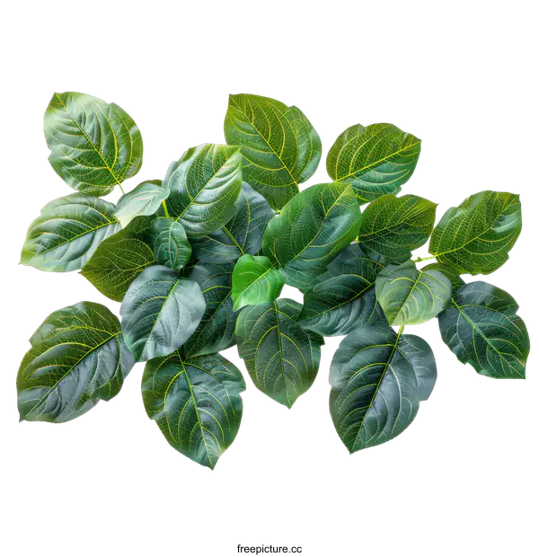 [Transparent Background PNG]Green Leaves on transparent background