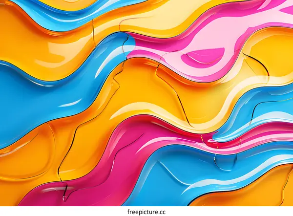 Colorful abstract painting