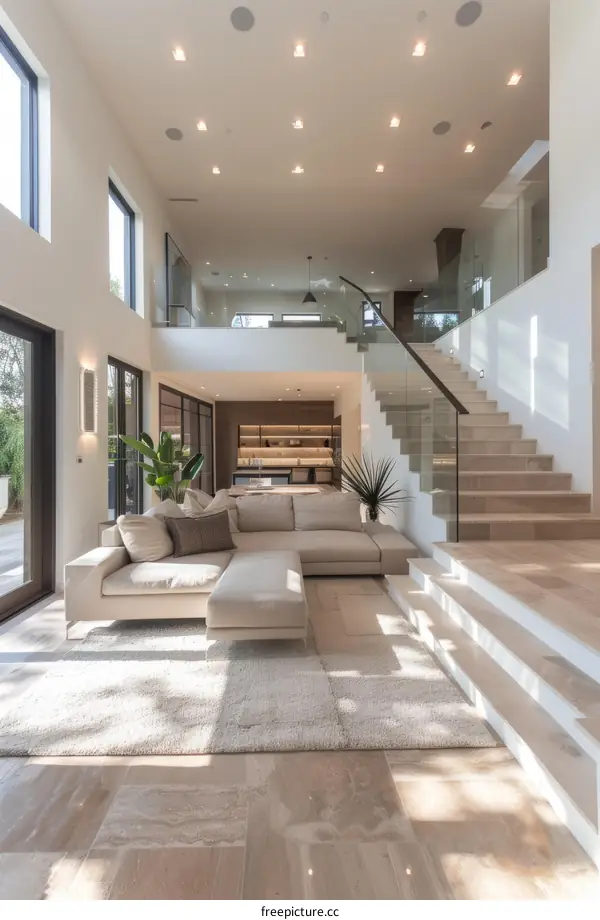 Bright and Airy Modern House Interior