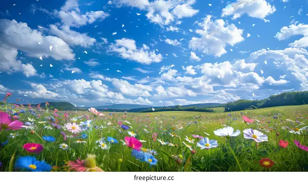 A beautiful summer day in the countryside