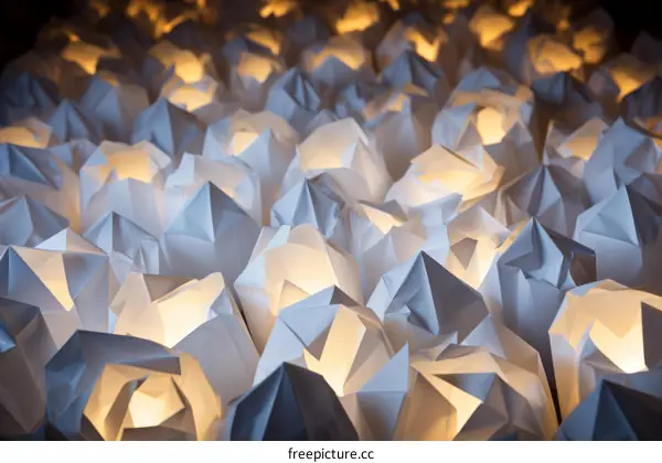 Origami Paper Flower Decoration