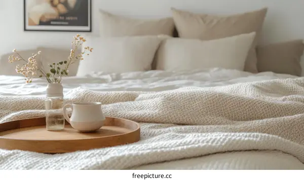 Cozy Bedroom Interior Decor and Relaxing Atmosphere