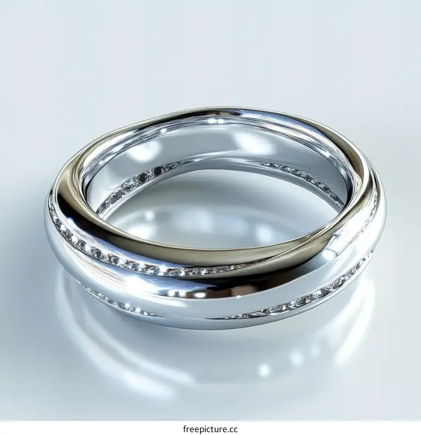 Elegant Diamond Ring Design Illustration