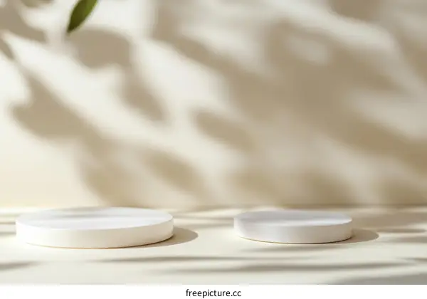 Minimalist Product Display with Natural Light