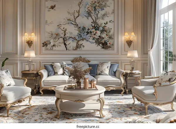 European style living room