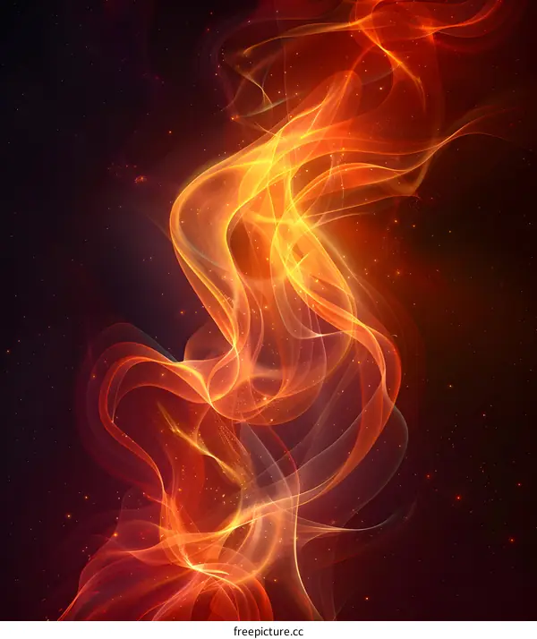 Fire and Ice Abstract