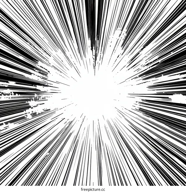 Radial Lines Burst Illustration Background