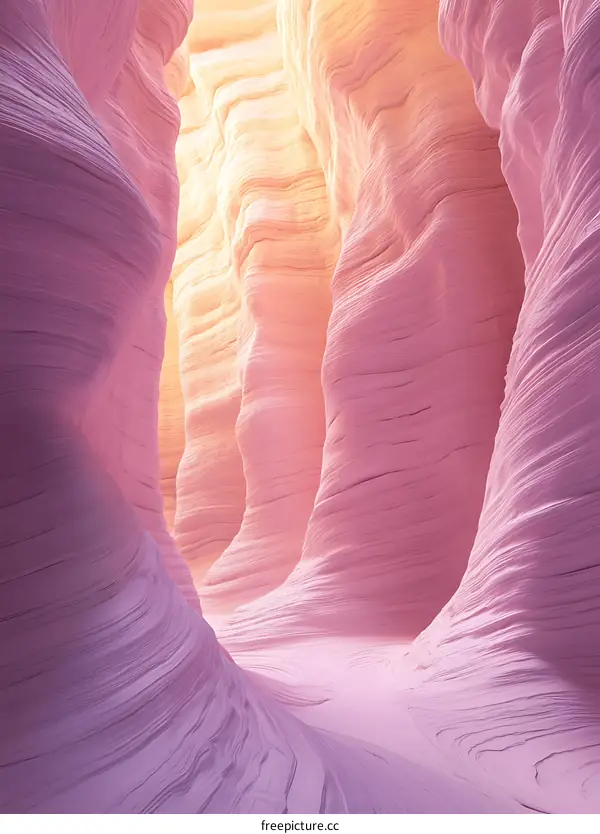 Pink Canyon Walls Abstract Background