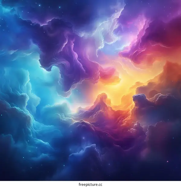 Interstellar Space Cloudscape