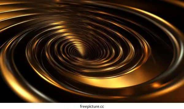 Abstract Golden Spiral Design