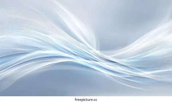 Abstract Light Blue Wave Background Design