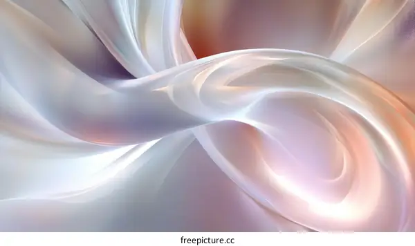 Abstract Flowing Fabric Design