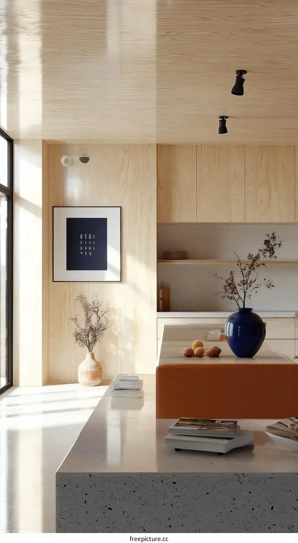 Modern Minimalist Kitchen Countertop Design