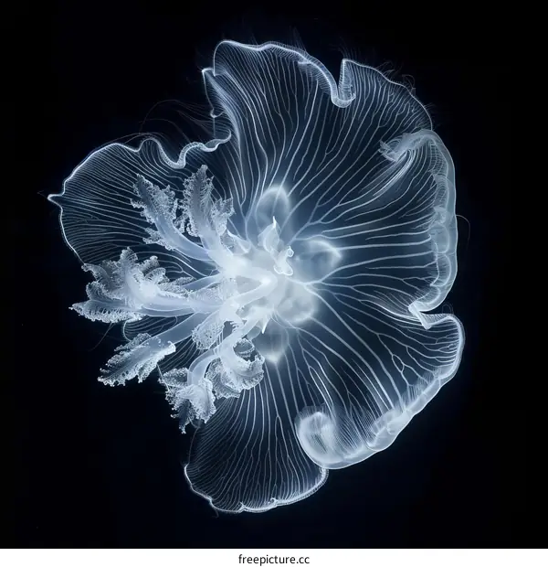 Flower-Shaped Jellyfish Blooms in the Deep Sea