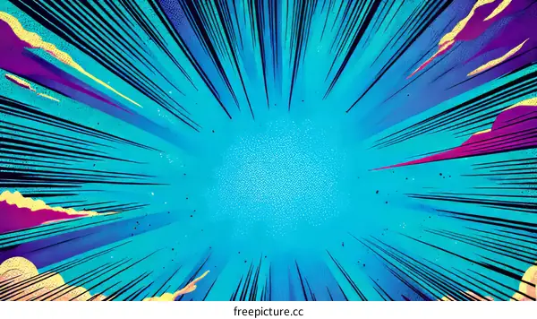 Abstract Comic Book Style Background