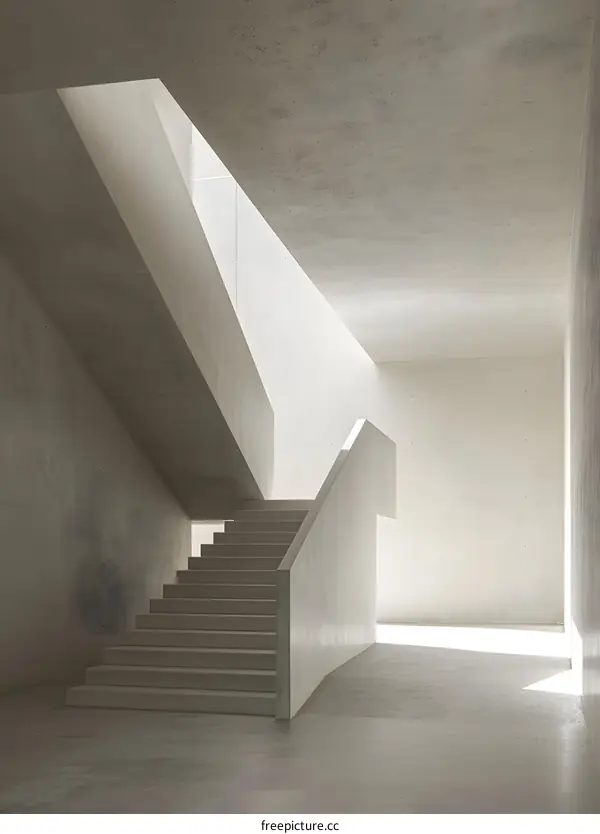 Modern Concrete Staircase Interior Design
