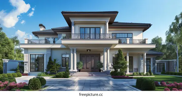 Modern Country Villa Exterior Design