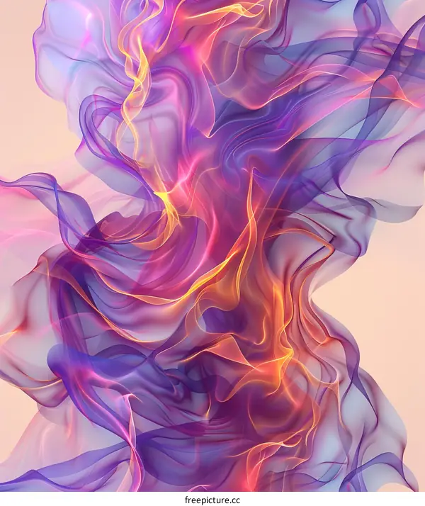 Dynamic Colorful Abstract Fluid Background