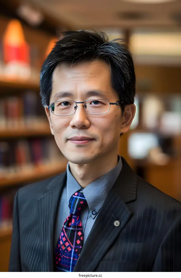 Portrait of a Man Wearing a Suit and Tie