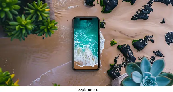 Beach Phone Background Wallpaper