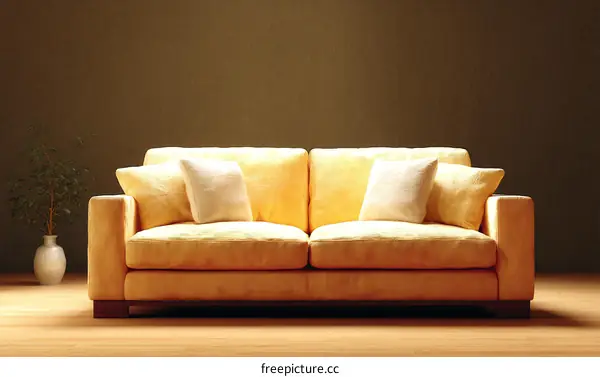 Modern Living Room Sofa with Natural Light