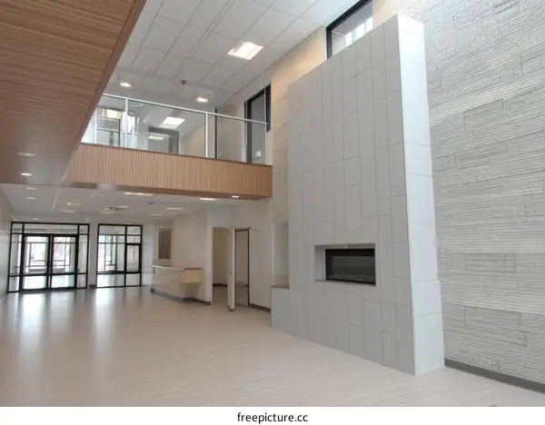 Modern Interior Design of a Spacious Lobby