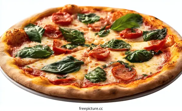 Delicious Italian Pizza with Toppings