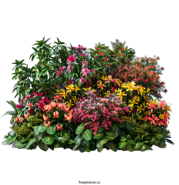 [Transparent Background PNG]A variety of tropical plants and flowers
