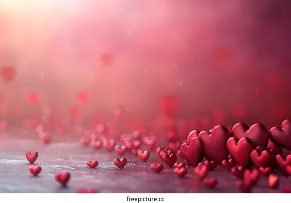 Red heart background image