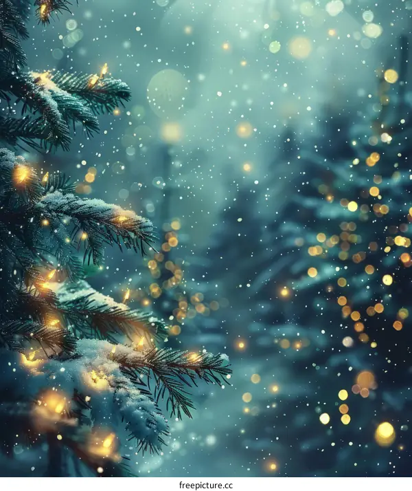 Christmas Tree with Lights