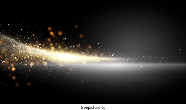 Abstract Golden Sparkle Background Design