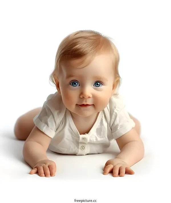 Portrait of a smiling baby