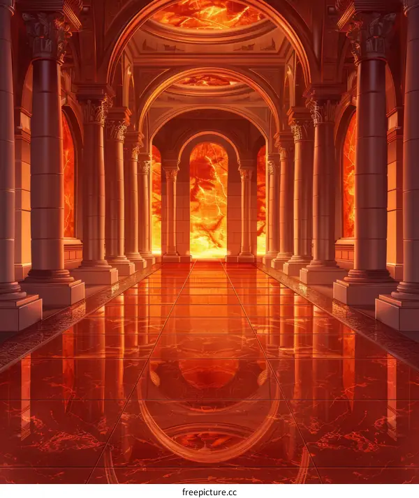 Futuristic Palace: An Epic Vision of Hope and Progress