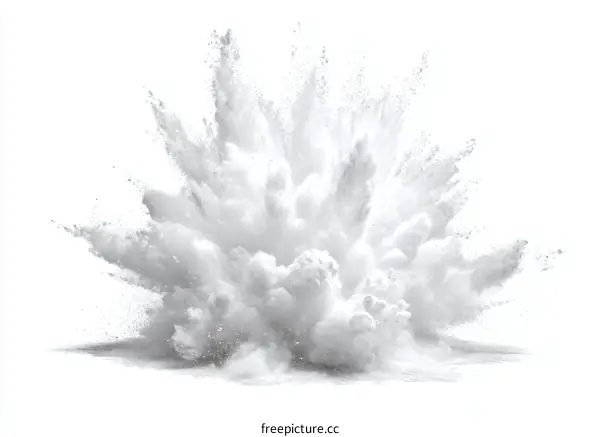 Abstract Explosion of Powder