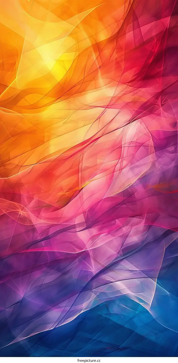 Colorful abstract painting